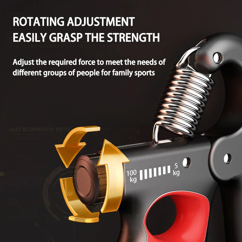 Adjustable Grip Strengthener for Enhanced Hand and Finger Strength - Perfect for Athletes and Fitness Enthusiasts