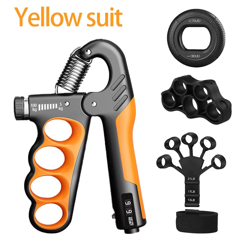Adjustable Grip Strengthener for Enhanced Hand and Finger Strength - Perfect for Athletes and Fitness Enthusiasts